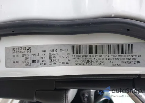 2017 Jeep Cherokee Overland 4X4 из США, поврежденный, VIN 1C4PJMJS9HW546727